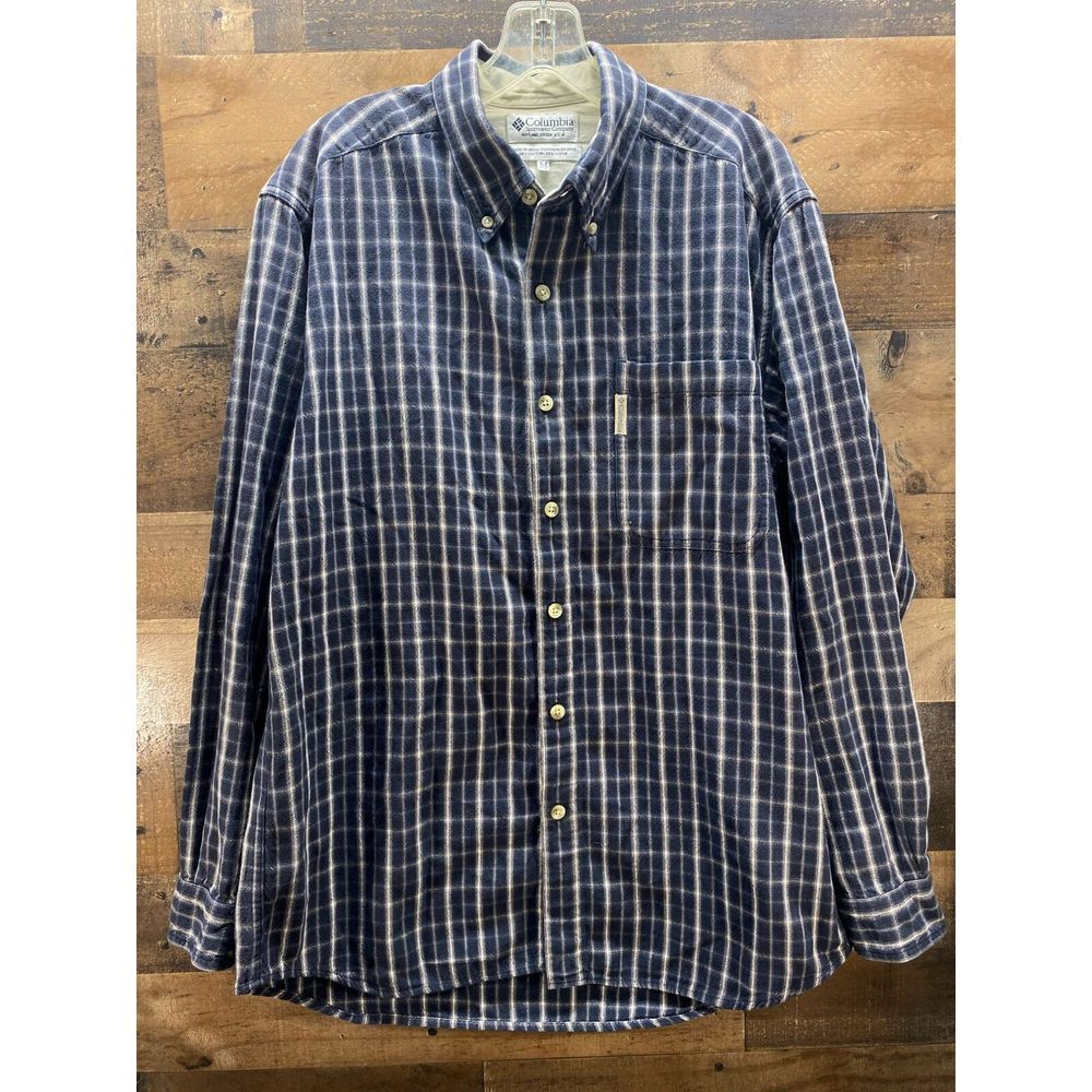 Columbia Sportswear‎ Long Sleeve Plaid Button Up Size Medium
